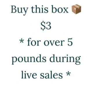 For second box 📦 (generates a 2nd shipping label for your 5+lbs bundle order)‎